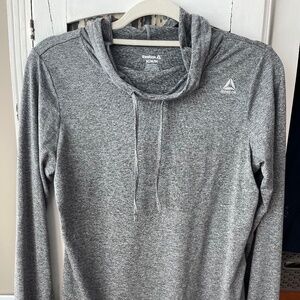 Reebok, Grey Workout Pullover, Size M